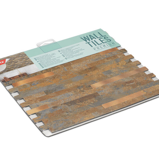 selbstklebende Wandfliese Premium Slate image number null